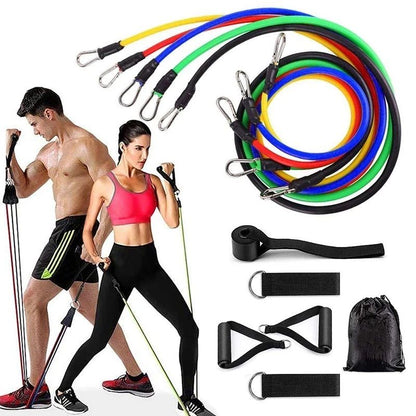 11-piece resistance band set