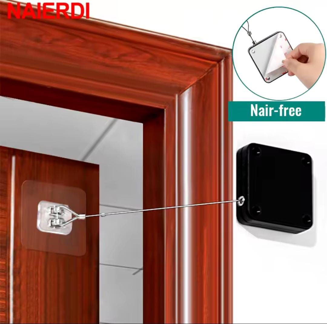 Punch-free door closer