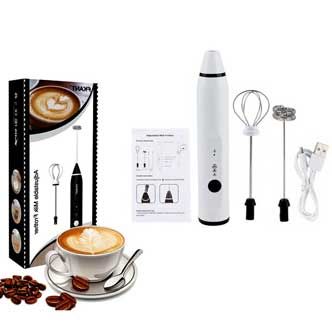 2 in 1 Electric Rechargeable Coffee Beater and Milk Frother