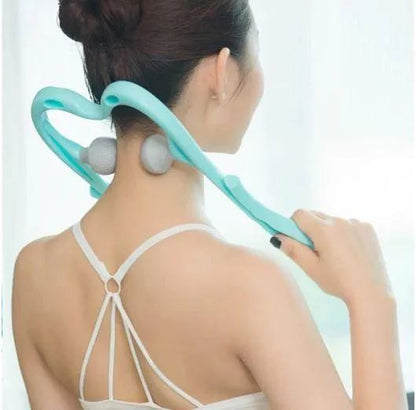 Portable shoulder muscle massager