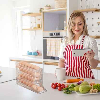 Revolutionize Egg Storage with the Automatic Roll Egg Dispenser