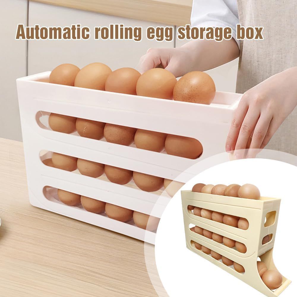 Revolutionize Egg Storage with the Automatic Roll Egg Dispenser