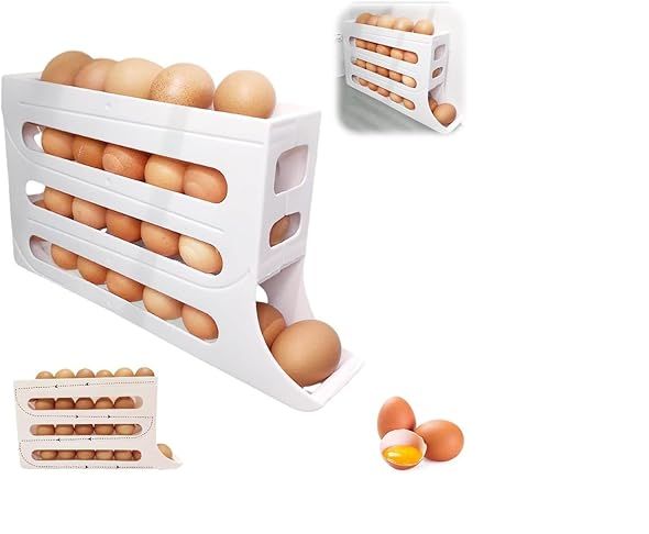 Revolutionize Egg Storage with the Automatic Roll Egg Dispenser