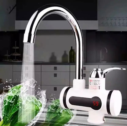 Electric hot water faucet