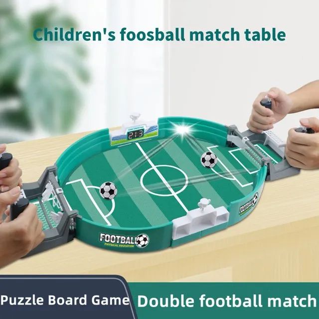 Mini tabletop football set