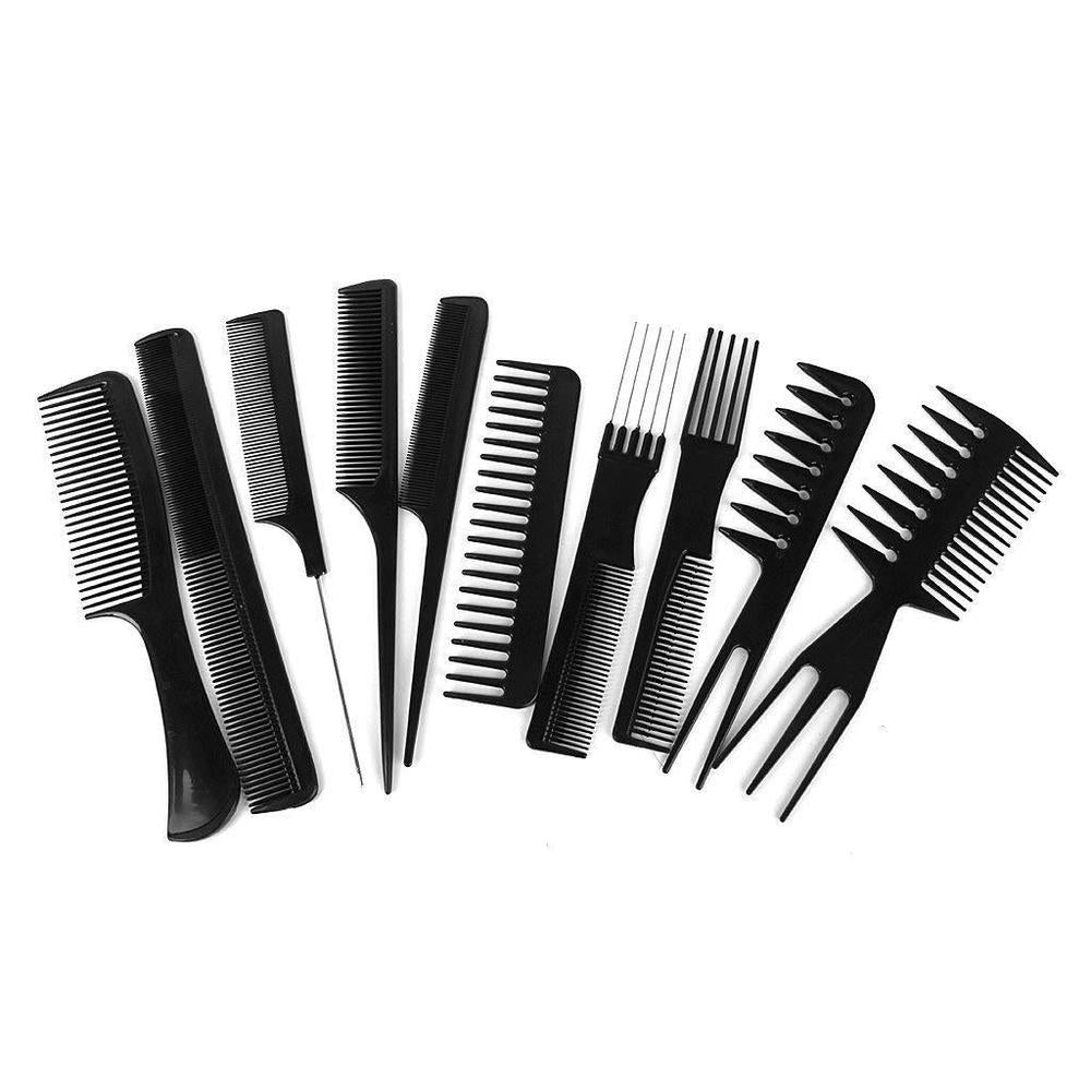 Professional Salon Hair Comb Set-pack of 10