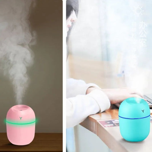 Ultrasonic humidifier and oil diffuser