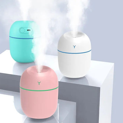 Portable ultrasonic humidifier with oil"