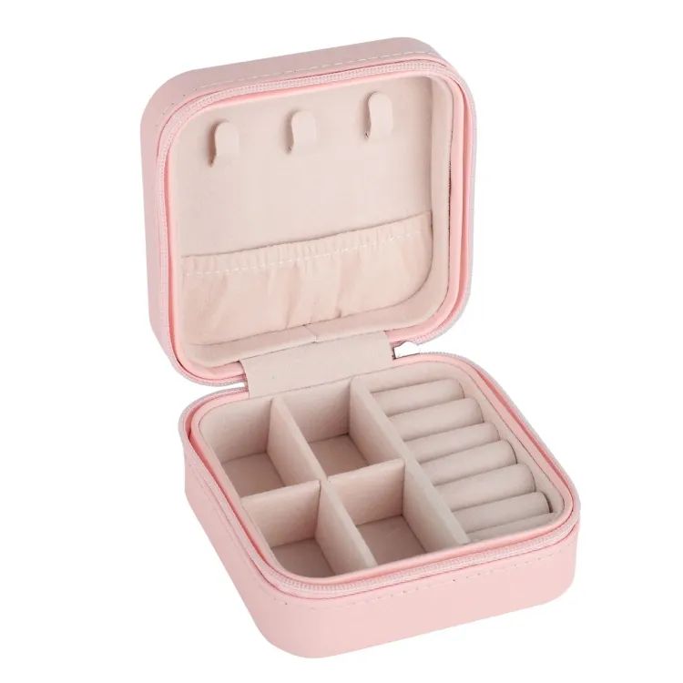 Stylish travel jewelry storage box