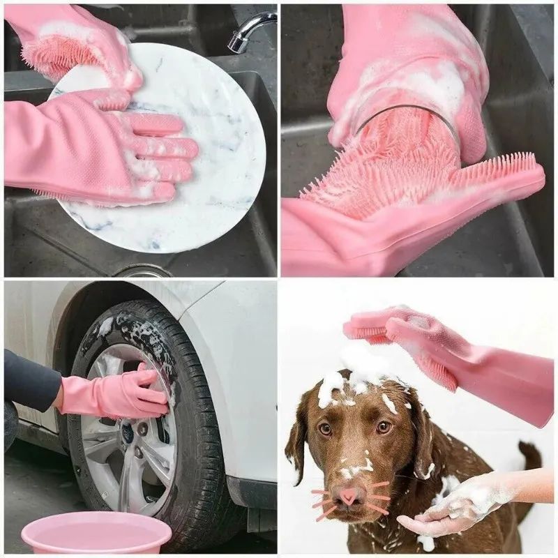 Silicone Washing Gloves