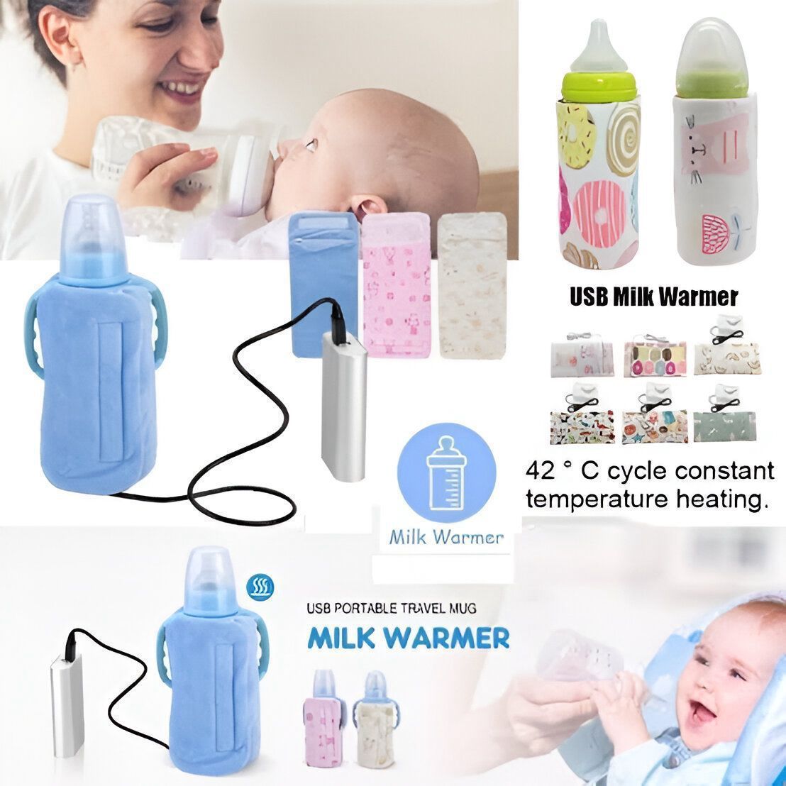 Portable USB Baby Bottle Warmer