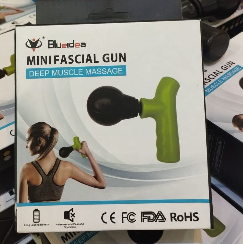 Portable facial gun massager