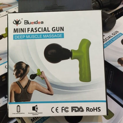 Portable facial gun massager