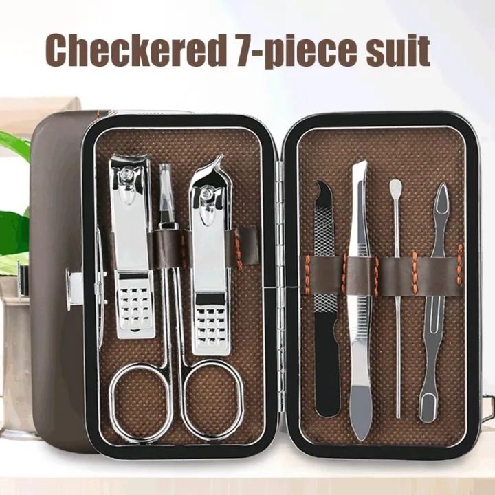 Eel hoe 7PCS Stainless Steel Nail Scissor & Clipper Set