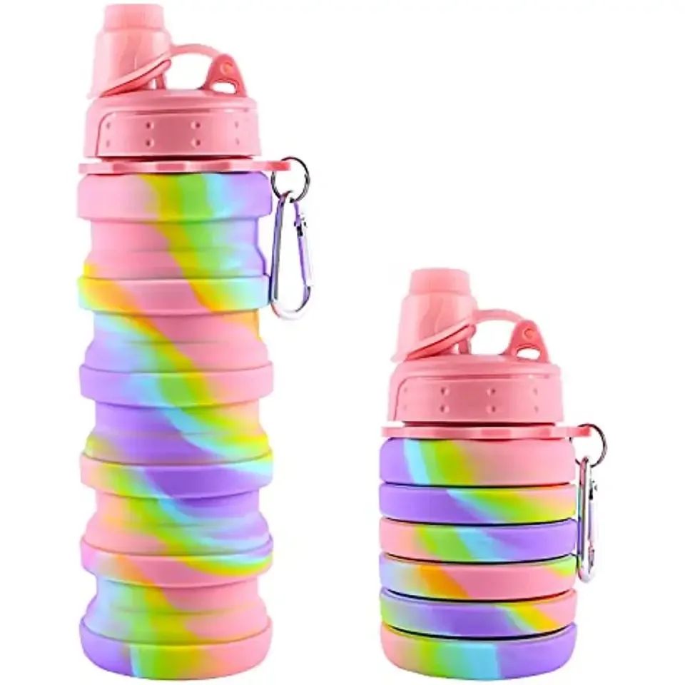 Foldable Silicone Sport Water Bottle