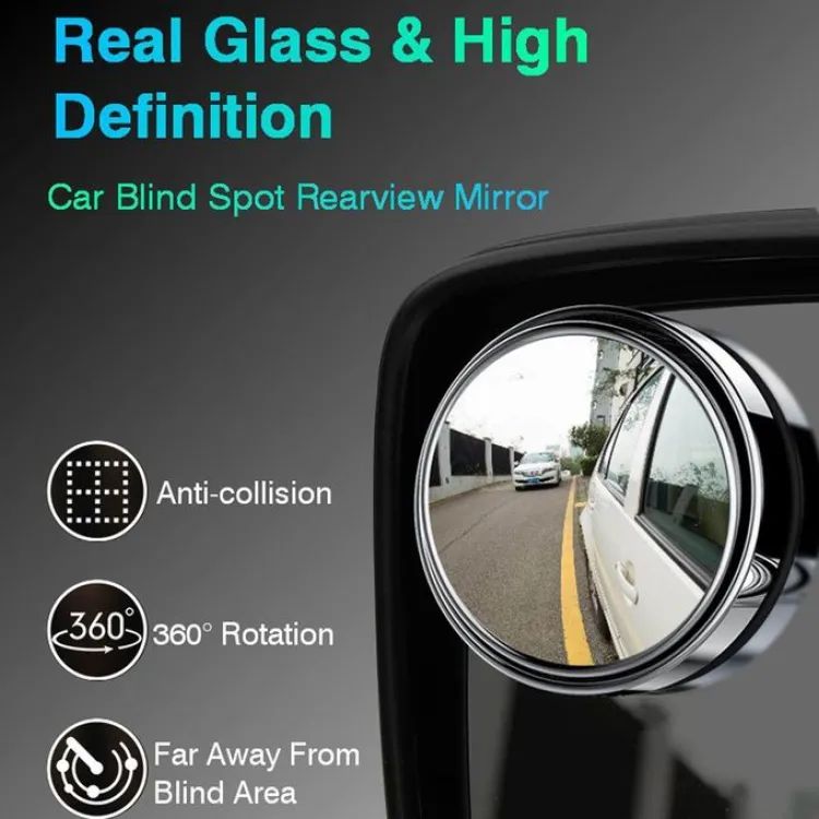 Car Side Blind spot side mirror 2-pcs