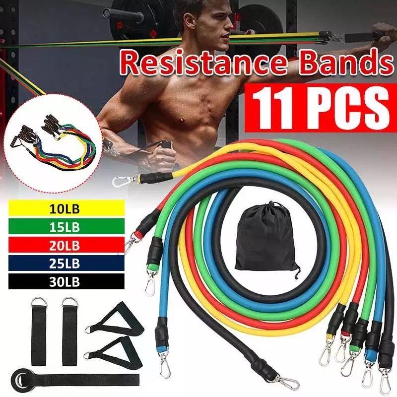 11-piece resistance band