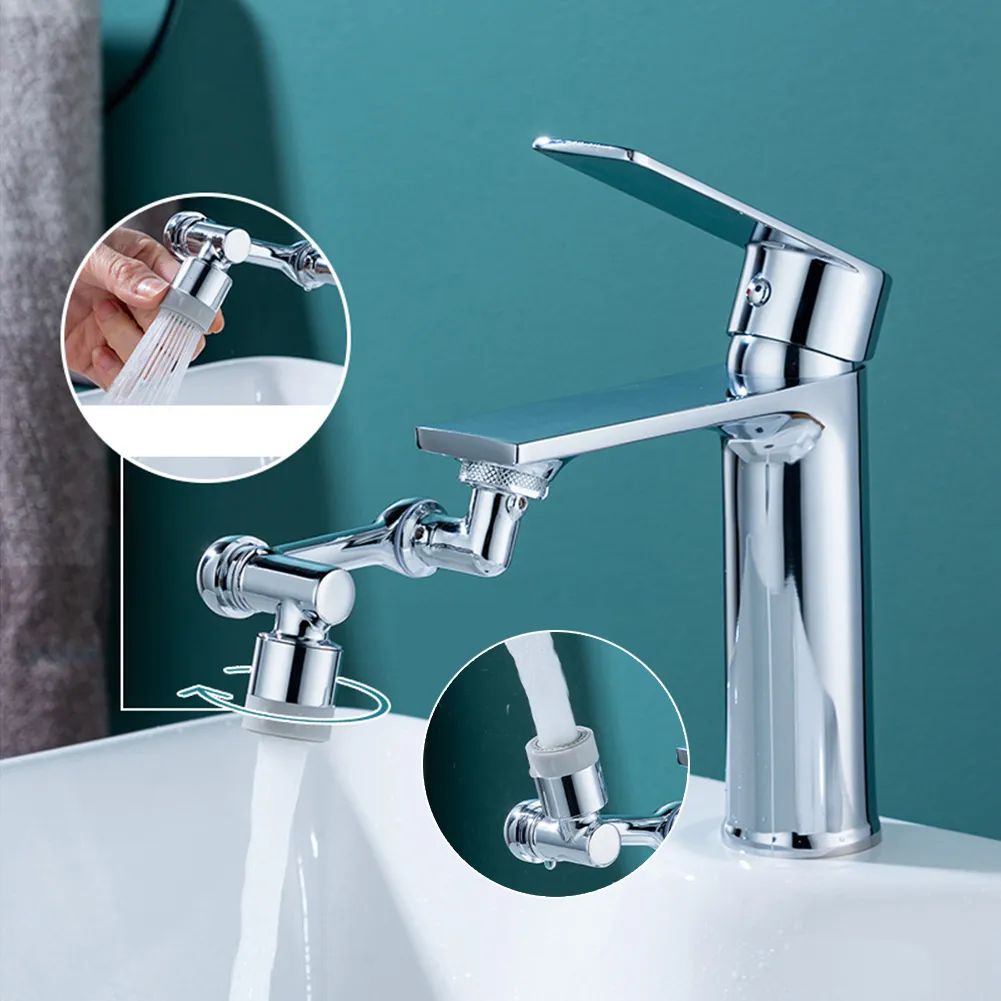 Flexible rotating faucet