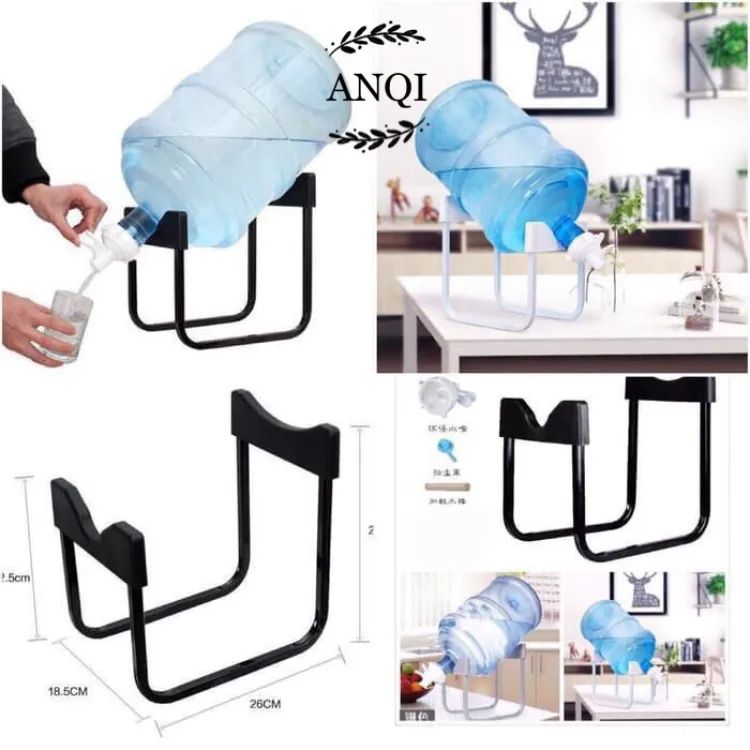 Collapsible Water Bottle Rack with Dispenser Valve