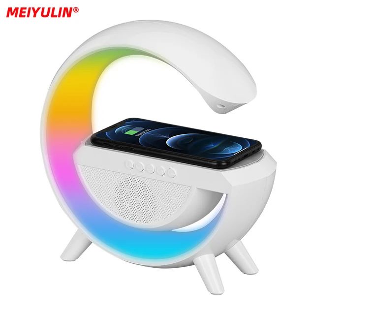 Bluetooth Speaker With Fast Wireless Charger